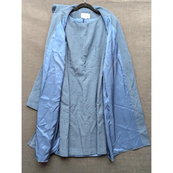 LEL Long Elegant Legs Blue Dress Suit Career Business Women's 10 Vintage NOS - Picture 7 of 10